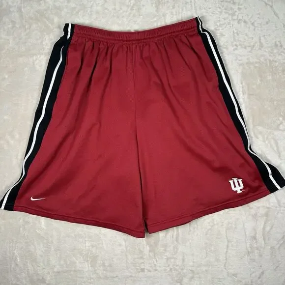 VTG Nike Team Indiana Hoosiers Basketball Shorts NCAA Red Men’s Size XL - Picture 1 of 7
